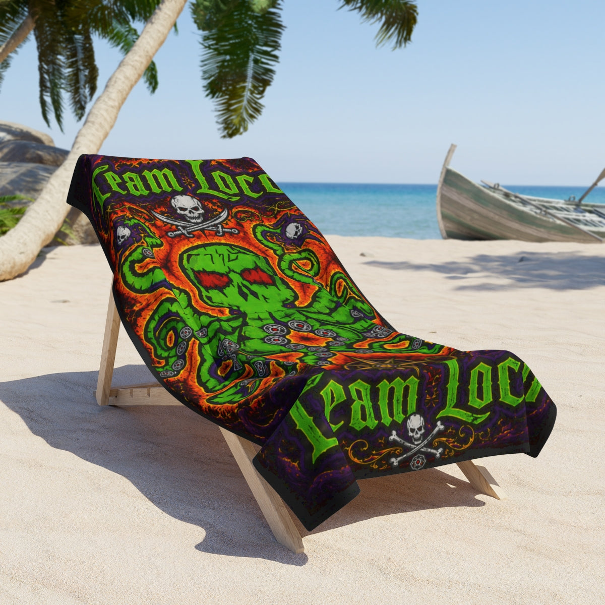 Team Loco Kraken Beach Towel