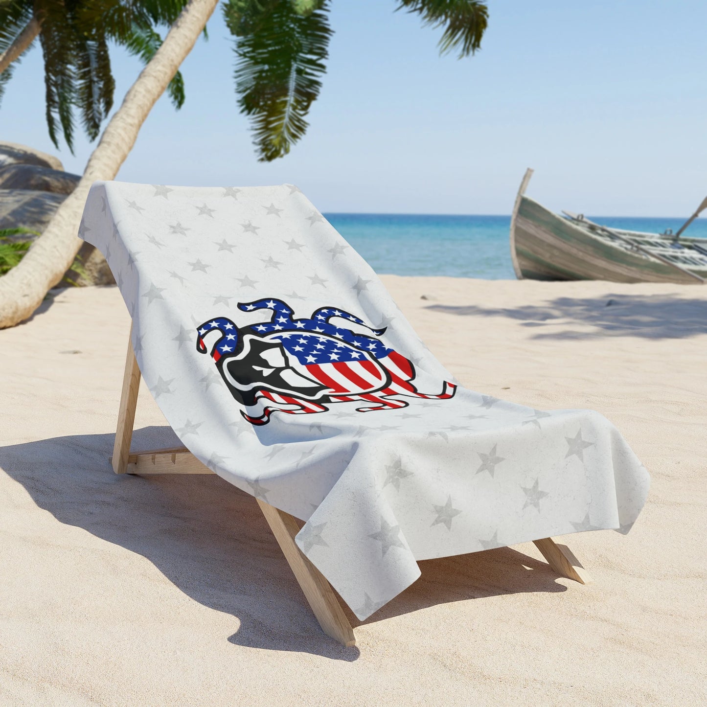 "Merica Scarab Beach Towel - Large