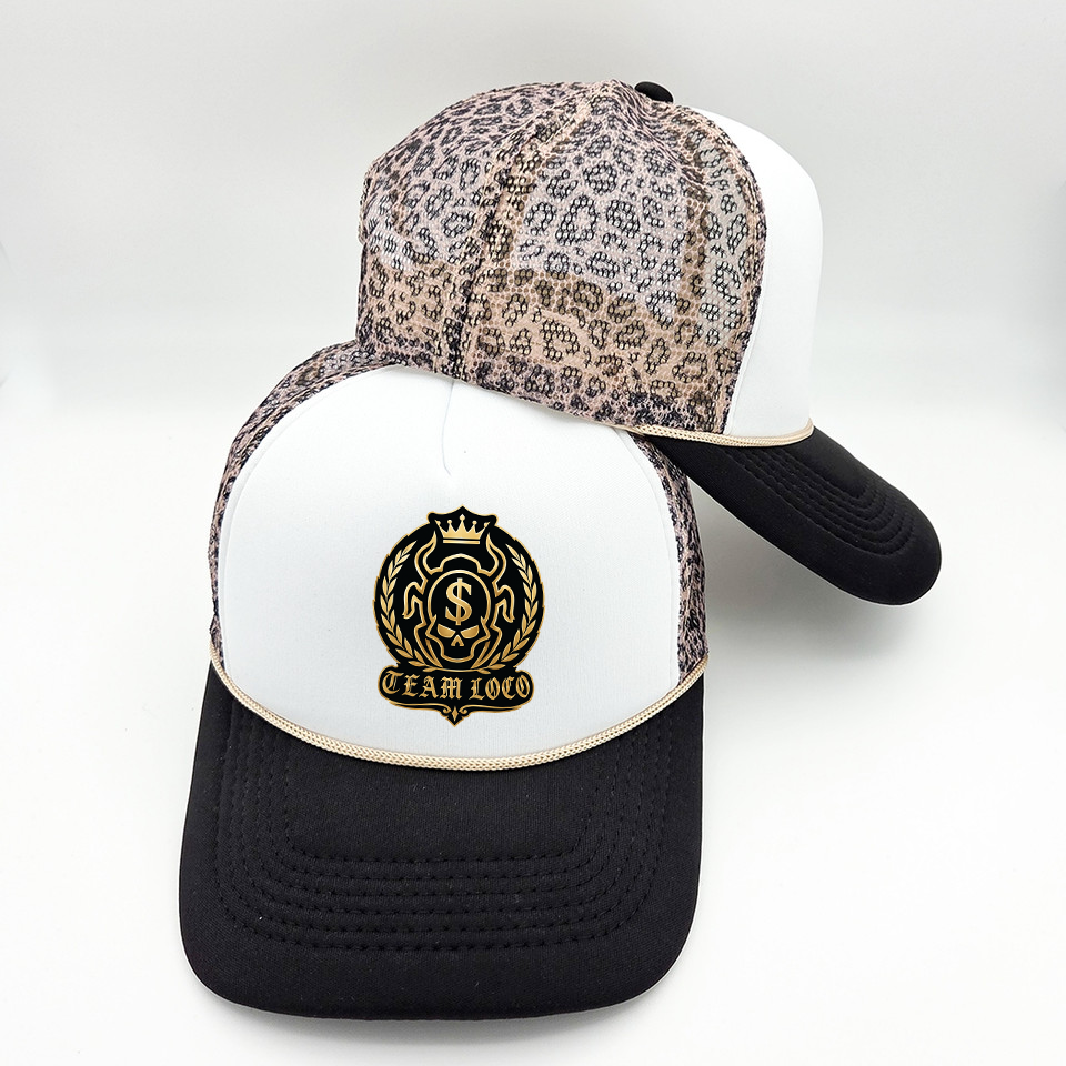 Team Loco Luxe Leopard Trucker Hat
