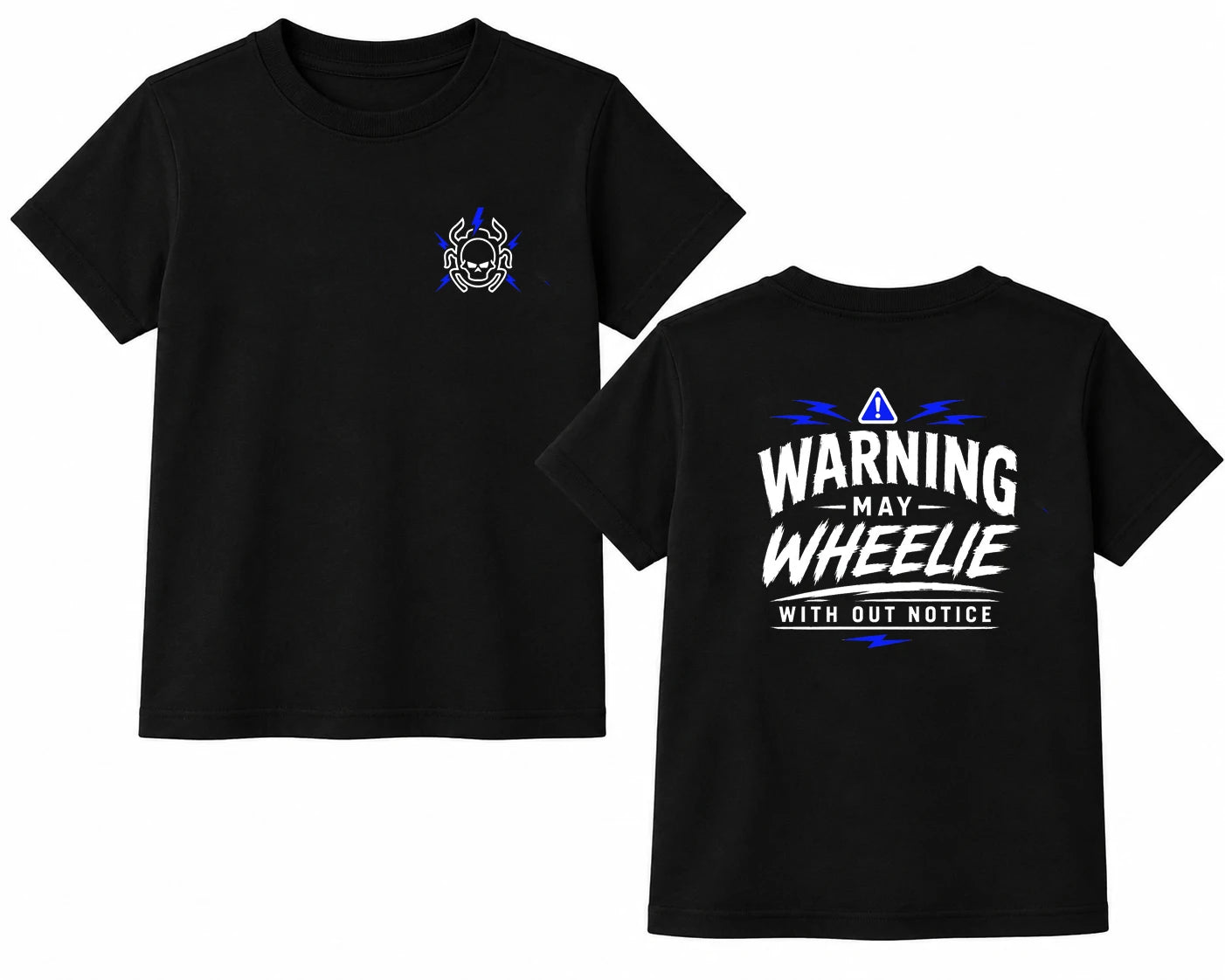 E-Scarab Wheelie Warning Tee